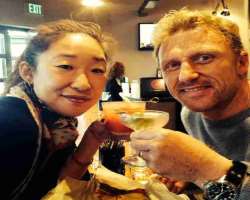 Kevin McKidd consuming alcohol